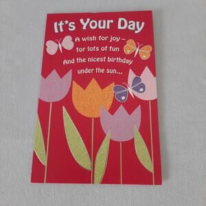 Tender Thoughts Girl's Happy Birthday Greeting Cards